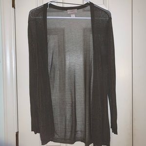 LOFT Sheer Open Cardigan